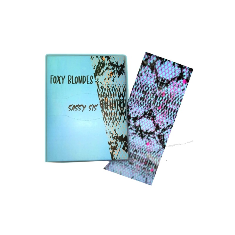 FOXY BLONDES SASSY SIS FOIL – 40CM 250 SHEETS  *CLEARANCE*