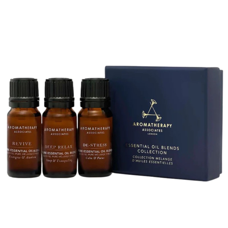 Aromatherapy Associates Essential Bath & Shower Oil Collection (Relax, De-Stress, Revive) 3 x 9ml