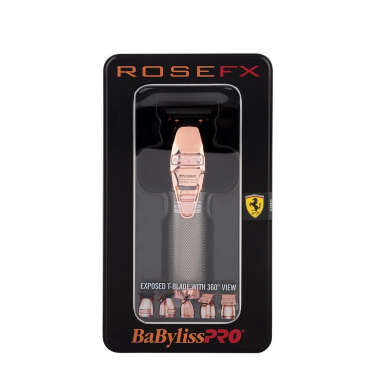BABYLISS PRO ROSE FX TRIMMER WITH EXPOSED T-BLADE