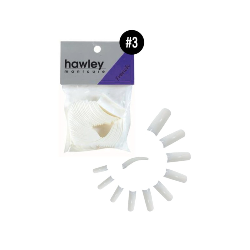 HAWLEY MANICURE FRENCH WHITE TIPS 50PK #3