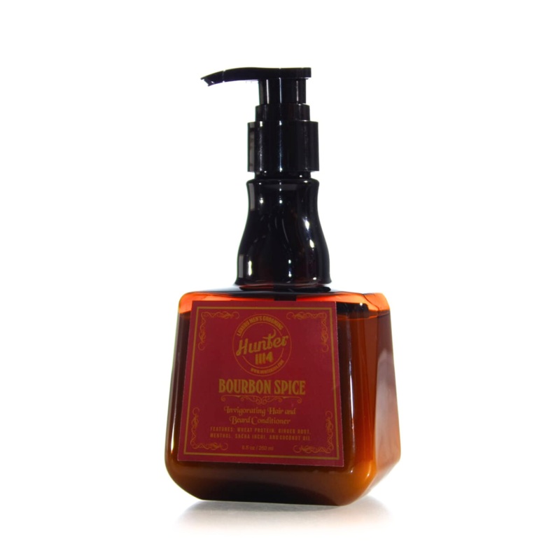 HUNTER 1114 Bourbon Spice Invigorating Hair And Beard Conditioner  |  Various Sizes