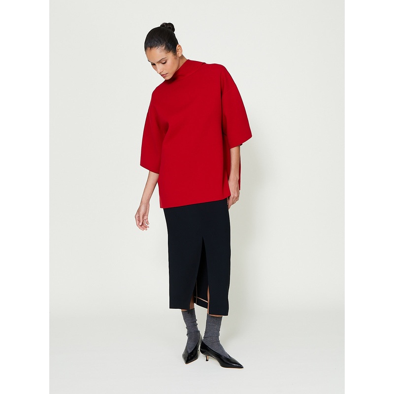 Pencil Skirt in Deep Black