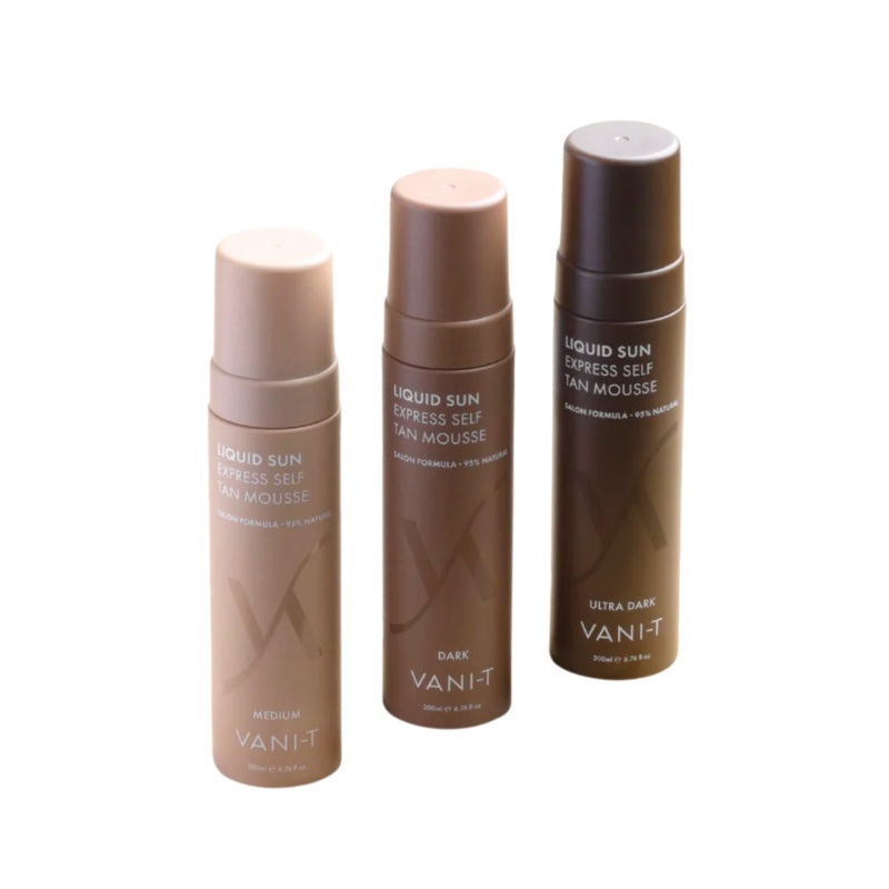VANI-T Liquid Sun Express Self Tan Mousse  | Various Colours
