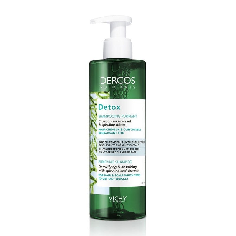 Vichy Dercos Detox Purifying Shampoo 250ml (Oily Hair)