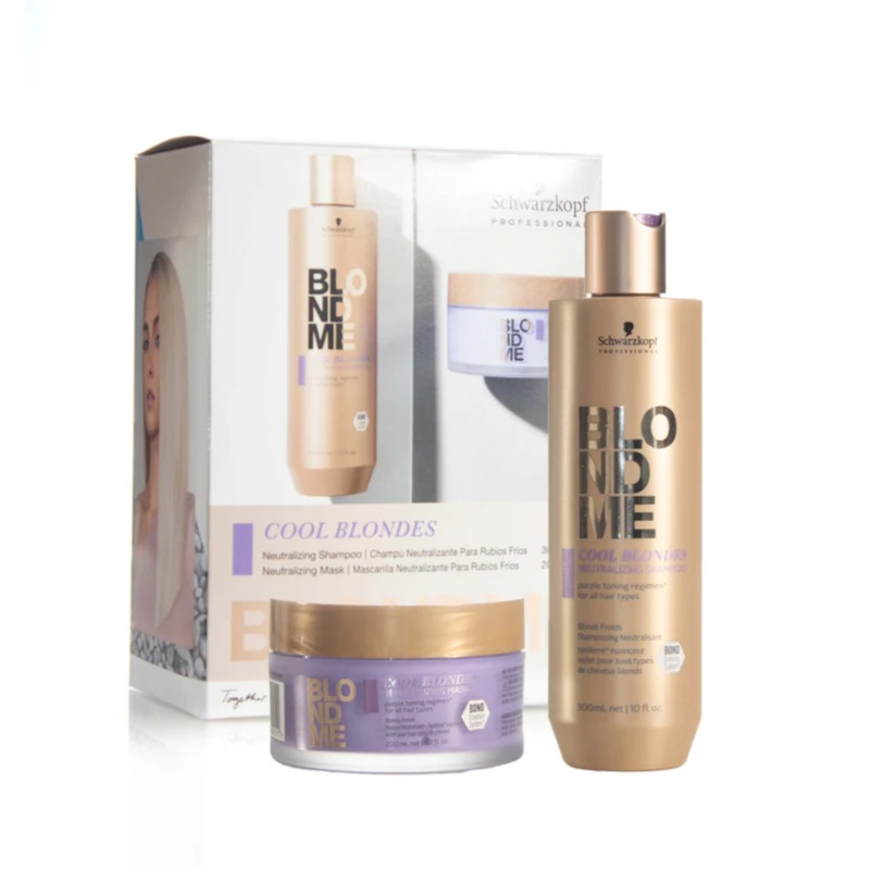 SCHWARZKOPF BLONDE ME COOL BLONDES DUO PACK