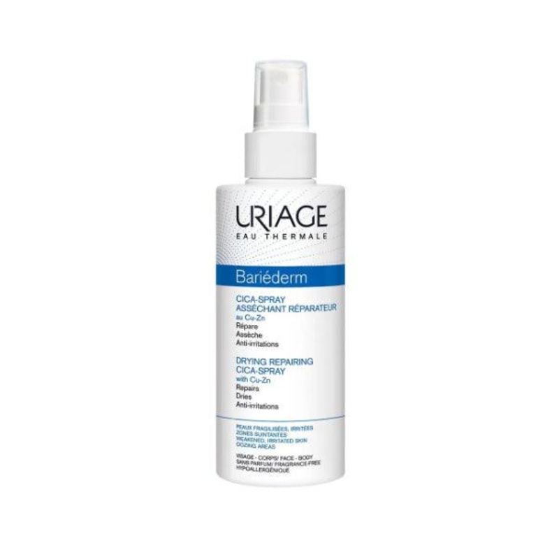 Uriage – Bariederm Drying Repairing Cica-Spray Cu-Zn