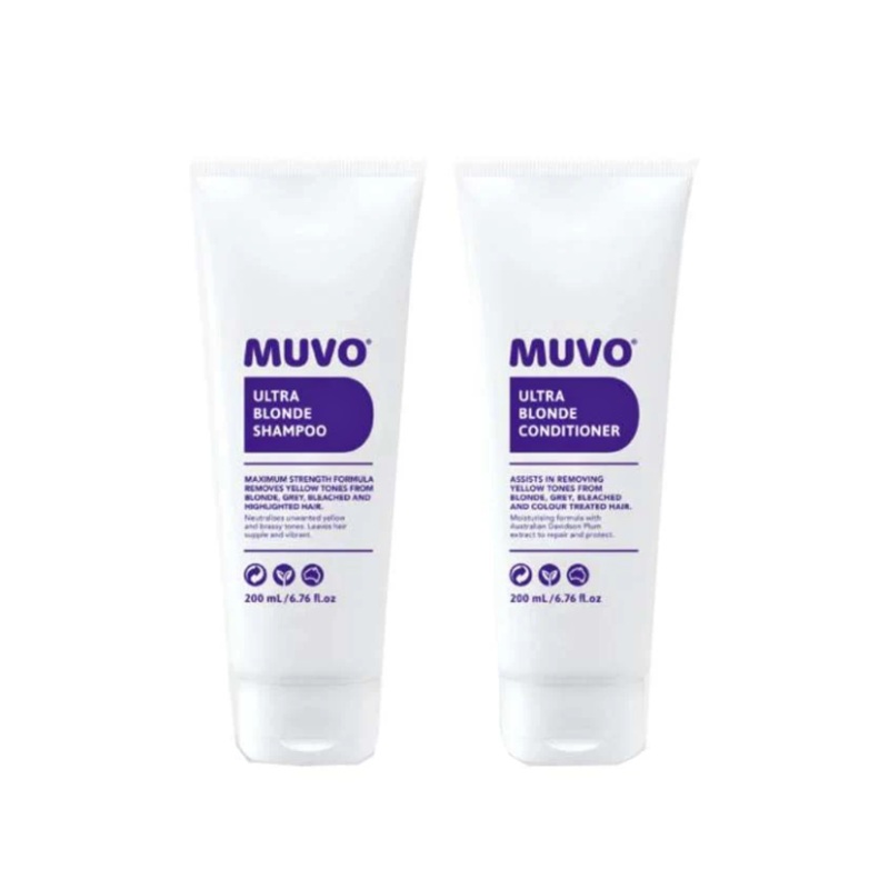 MUVO ULTRA BLONDE SHAMPOO & CONDITIONER DUO 200ML