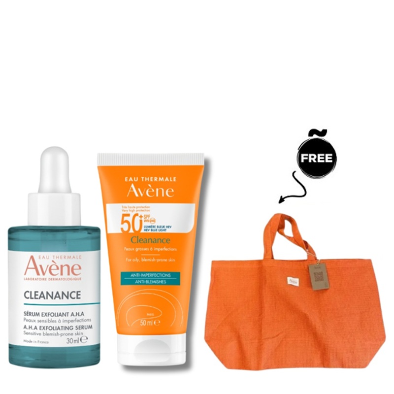 Avne – Cleanance Serum & Cleanance SPF50+ Bundle