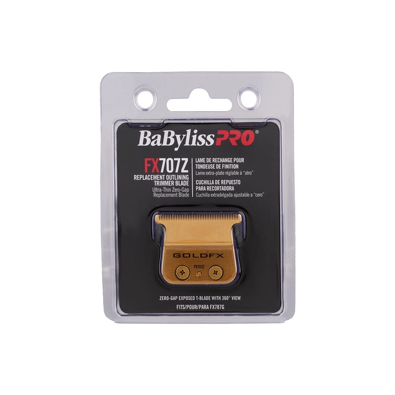 BABYLISS PRO FX707Z REPLACEMENT OUTLINING TRIMMER BLADE – ULTRA-THIN ZERO-GAP (GOLD)
