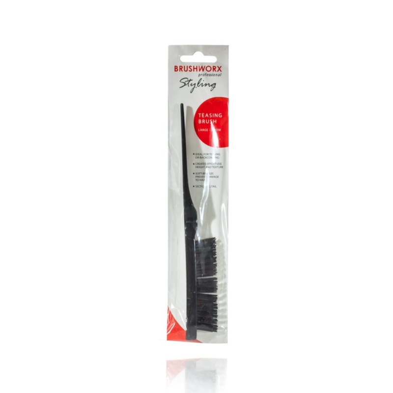 BRUSHWORX NYLON 3 ROW TEASING BRUSH
