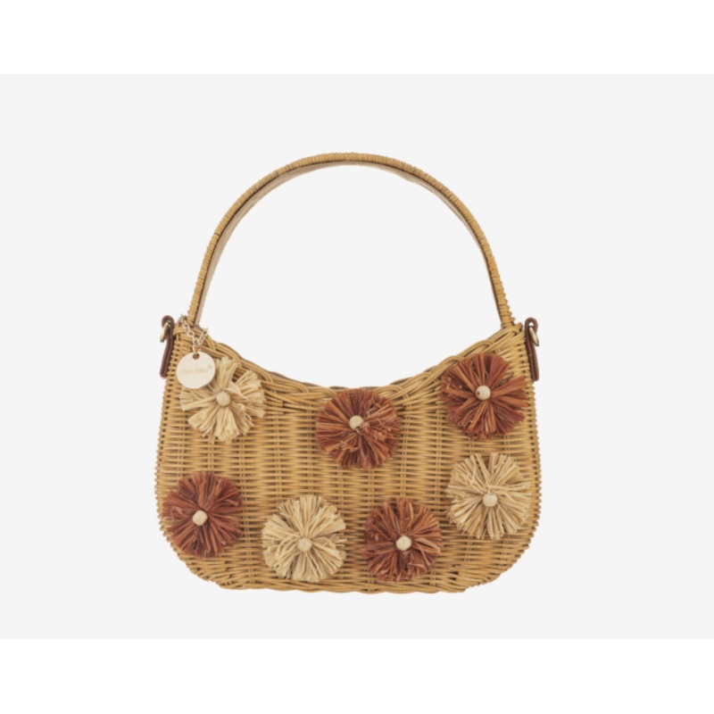 Caramel Straw Handbag
