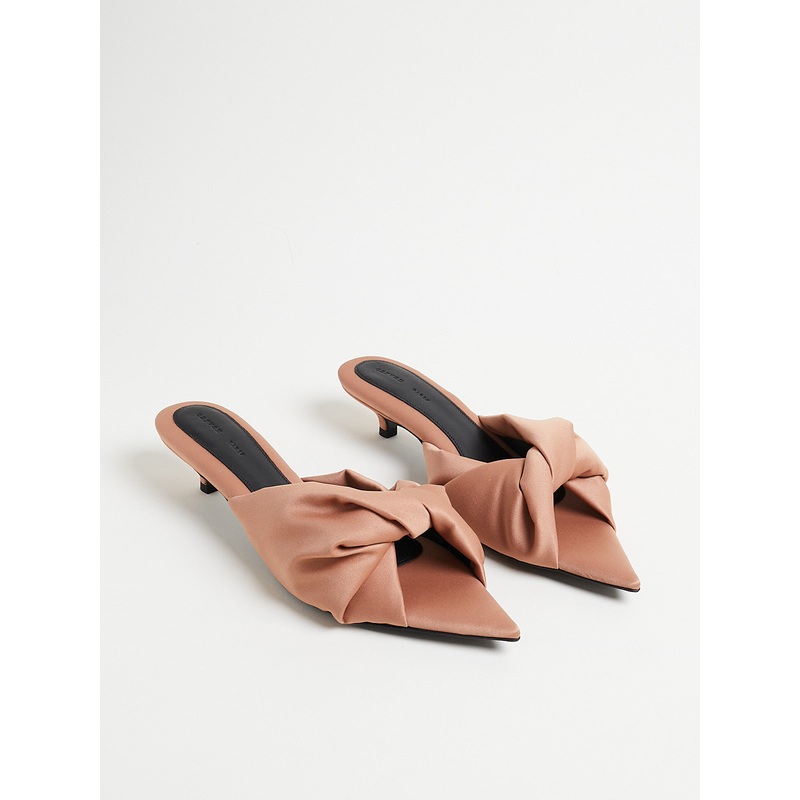 Coupole Knotted Open Toe in Carven Nude