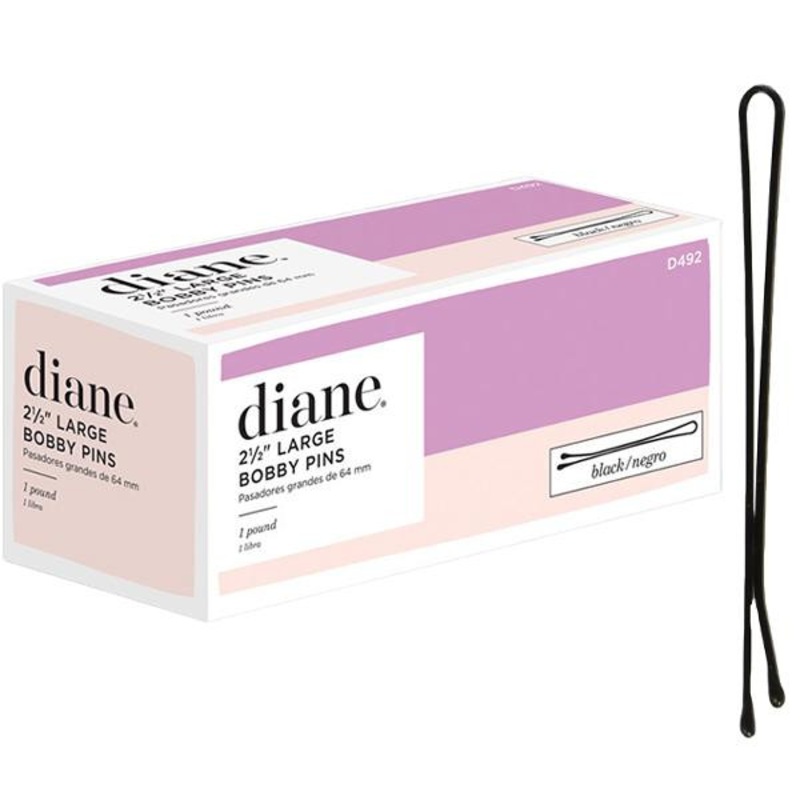 Diane — Jumbo bob pins black 2.5″ – 1 pound