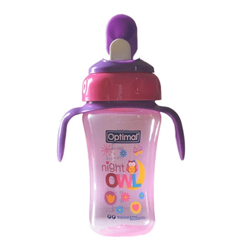 Optimal P.P Silicone Spout Bottle With Handle Blue ‘Pink