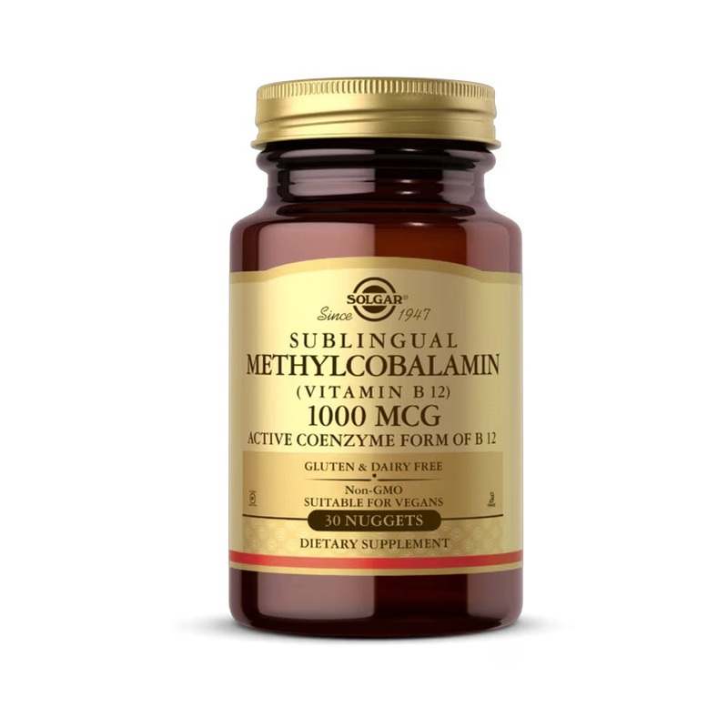 Solgar Methylcobalamin (Vitamin B12) 1000 mcg 30 Nuggets