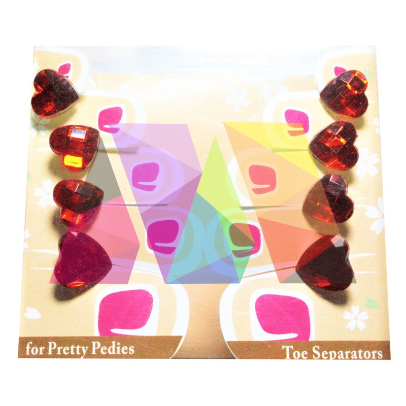 Toe Separators – Red Hearts