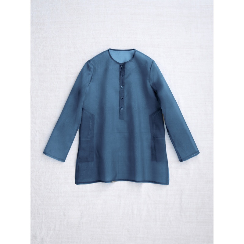 Simple Kurta with Hand Stitching in Skala