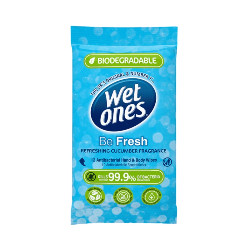Wet Ones – Be Fresh Antibacterial Biodegradable Wipes