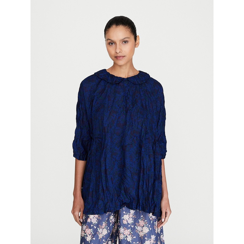 Camicia Shirt Curcuma Lavata in Dyed Roal Blue