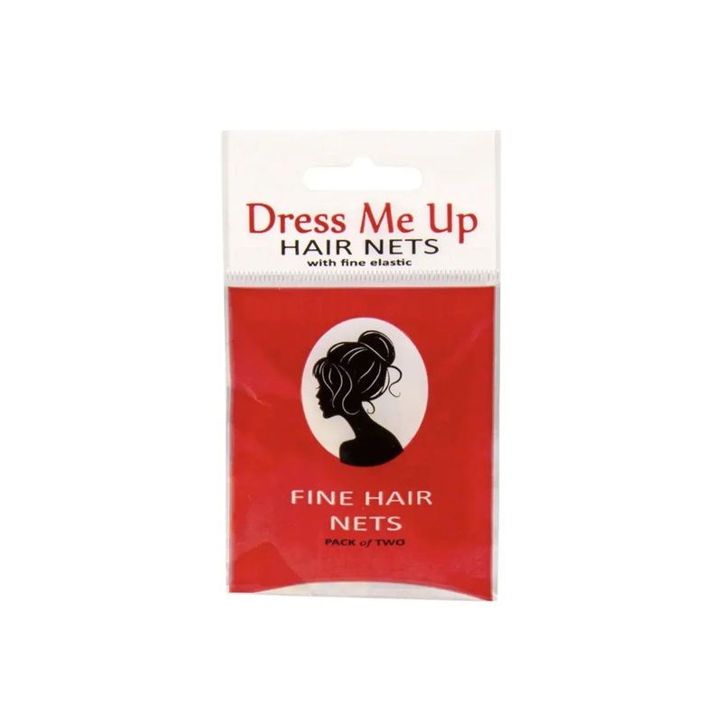 DRESS ME UP Fine Hair Nets 2 Pack  |  Various Colours