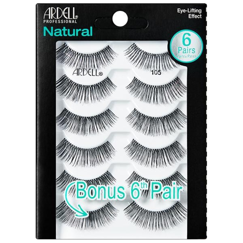 Ardell – Lashes — Natural 105 – 6/Pack