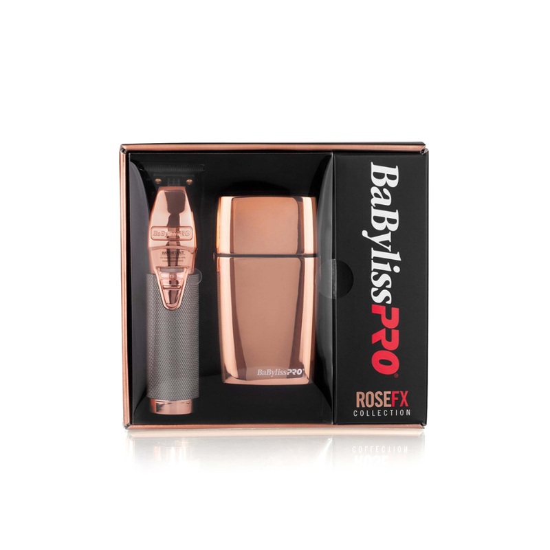 BABYLISS PRO ROSE GOLD SHAVER/OUTLINER DUO