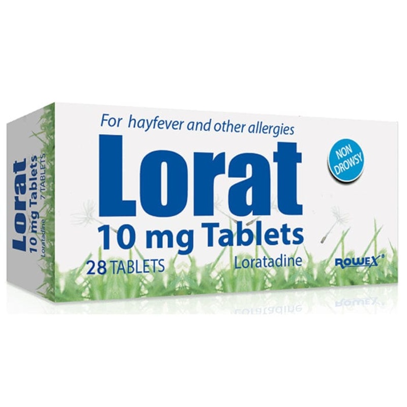 Lorat 10mg Loratidine Tablets 28’s