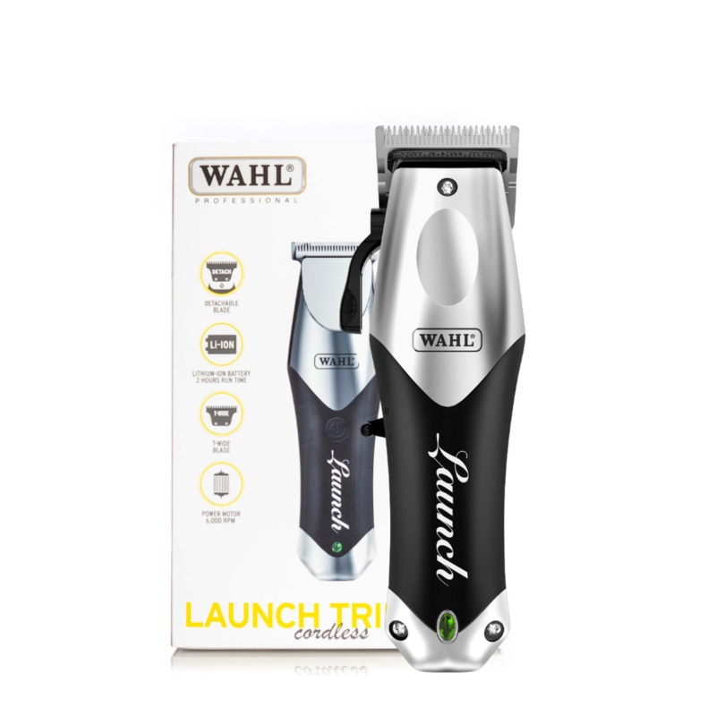 WAHL Launch Trimmer Cordless T-Wide Blade | Various Colours