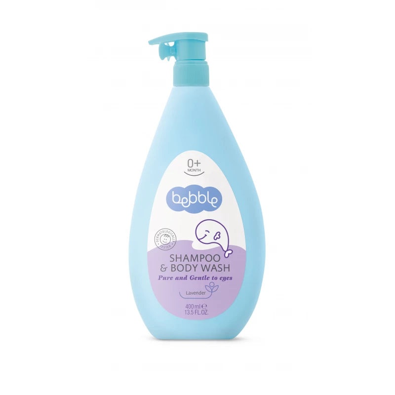 Bebble Lavender Shampoo & Body Wash 400ml
