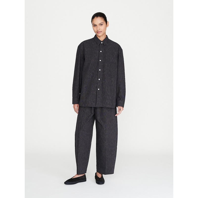 Moroccan Pyjama Pants in Black with White Stripes