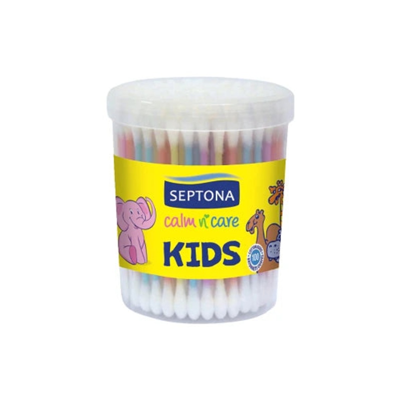 Septona 100 Cotton Buds Kids in Plastic Jar