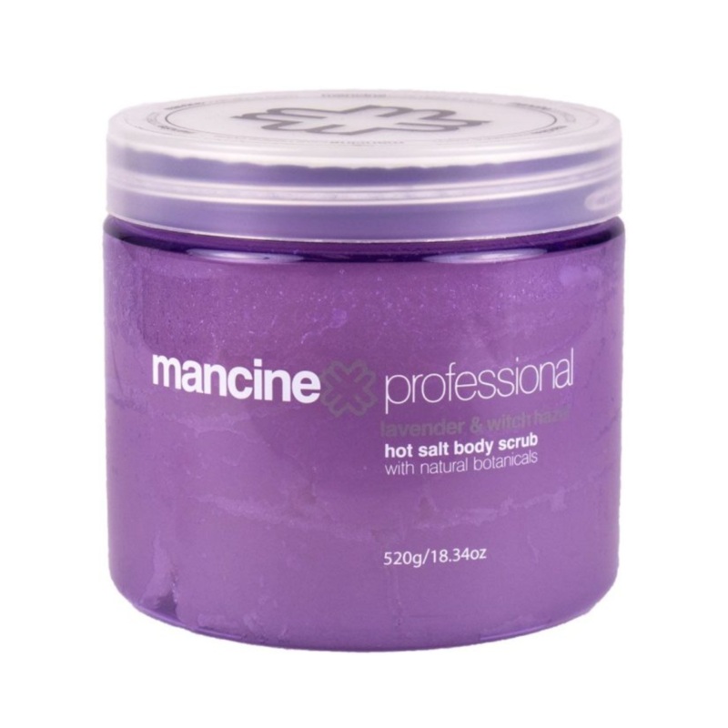 MANCINE PROFESSIONAL HOT SALT BODY SCRUB 500G LAVENDER & WITCH-HAZEL