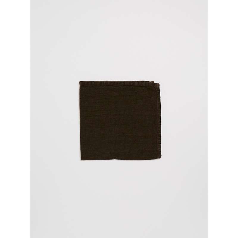 Set of 2 Heavy Linen Napkin in Brown