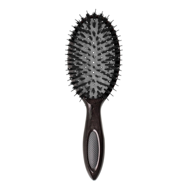 Shine Luxe Blend Boar/nylon Bristle Large Oval Vent Cushion Brush – 75mm