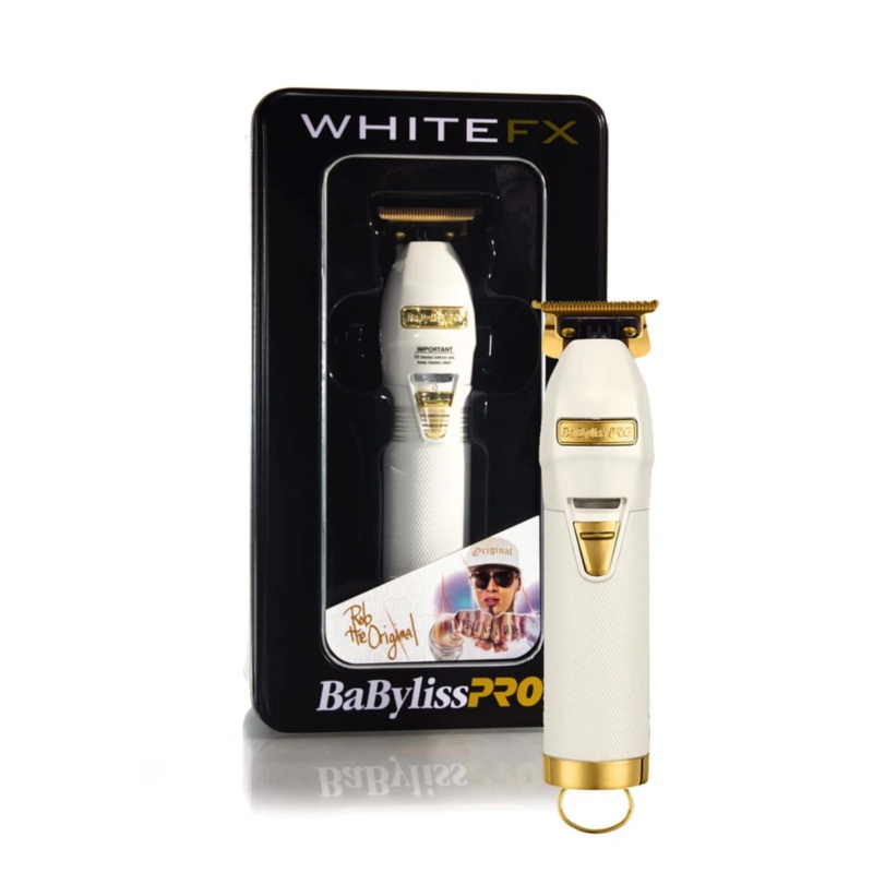 BABYLISS PRO WHITE FX TRIMMER WITH EXPOSED T-BLADE – ROB THE ORIGINAL