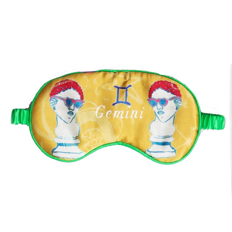 Jessica Russell Flint Gemini  Silk Eye Mask