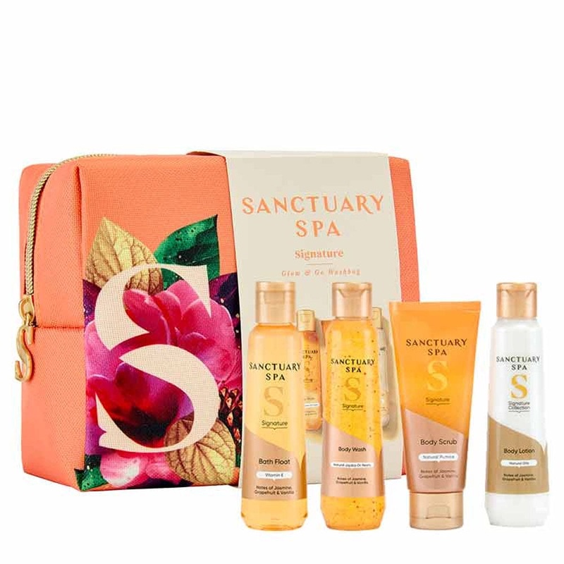 Sanctuary Signature Glow & Go Wash Bag Set