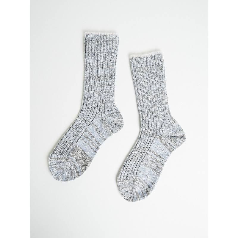 Earth Socks in Light Blue