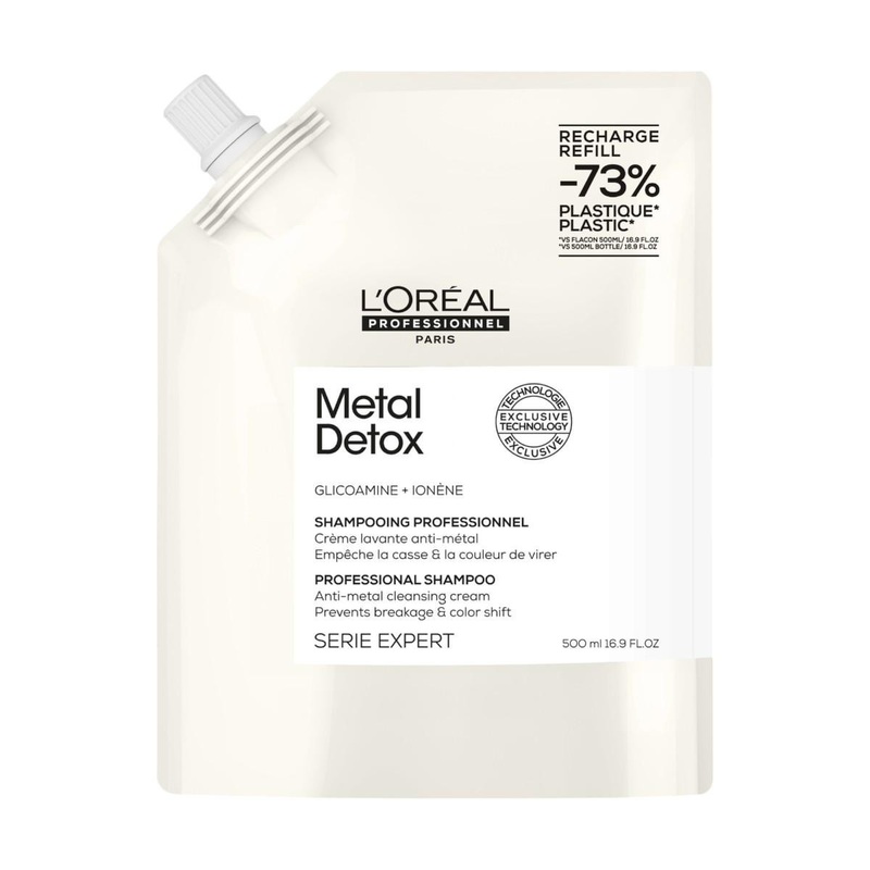 L'Oral Professionnel — Metal Detox – Cleansing Creme 16.9oz – Refill Pouch