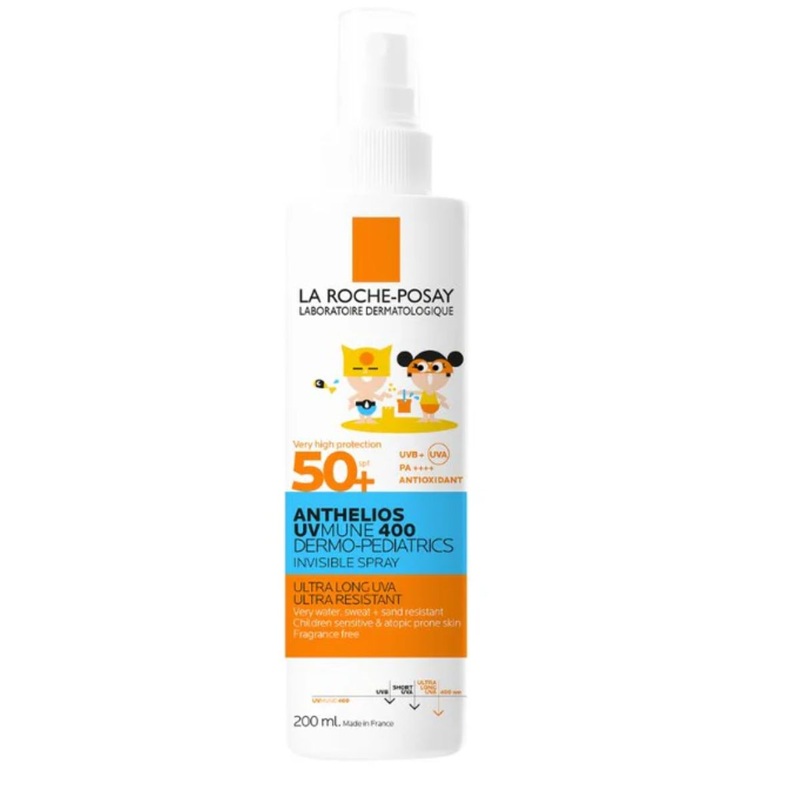 La Roche-Posay Anthelios UVMune 400 Dermo-Pediatrics Invisible Spray SPF50+ 200ml