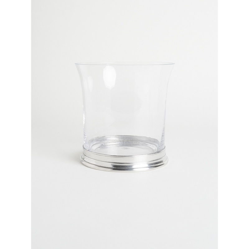 Sirmione Pewter & Crystal Ice Bucket