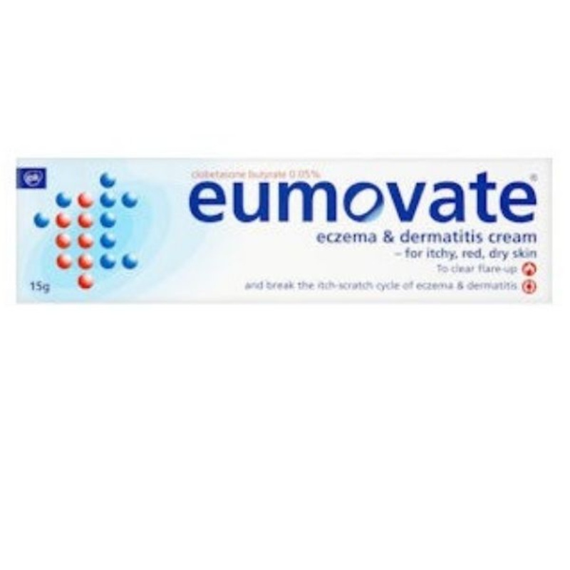 Eumovate – Eczema & Dermatitis Cream 0.05% 15g  (P)