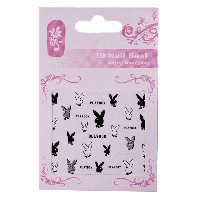 Nail Art Sticker – Playboy Bunny (XK3BLE995D)