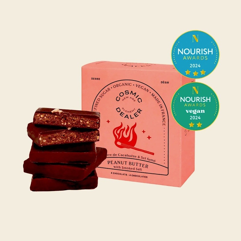 PEANUTBUTTER & SMOKED SALT 4er Box Chakra Schokolade COSMIC DEALER