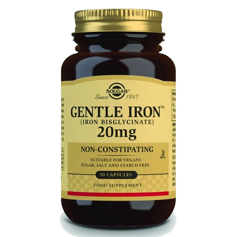 Solgar Gentle Iron 20mg 90 Capsules