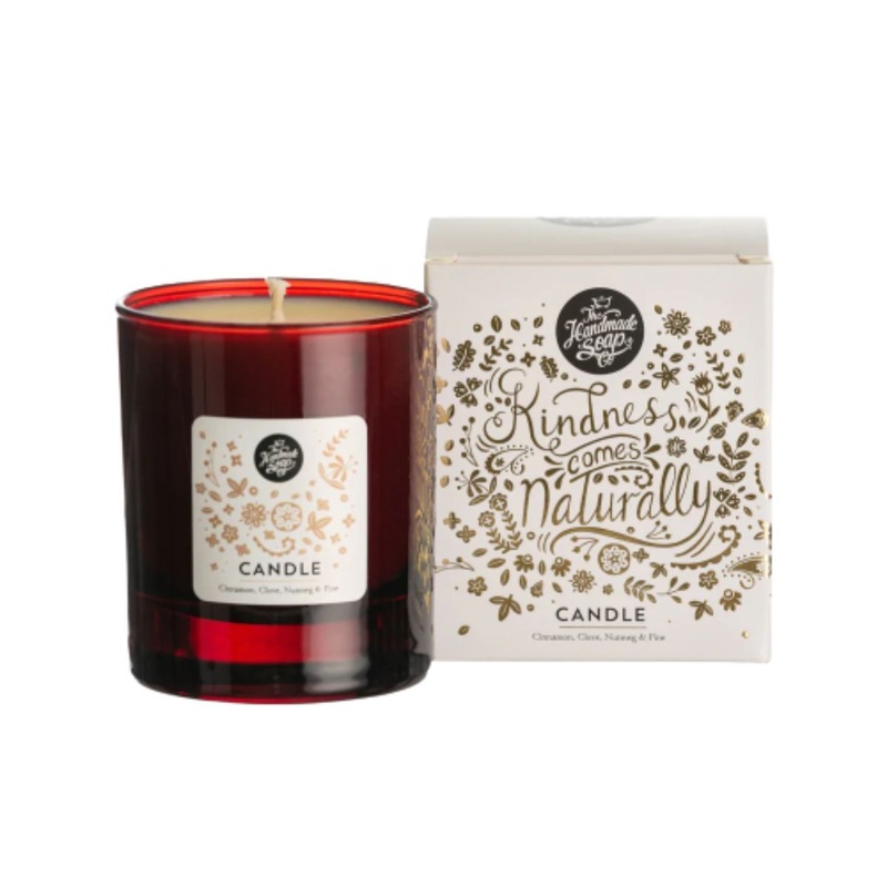 The Handmade Soap Company Soy Wax Candle – Cinamon, Clove, Nutmeg & Pine 170g
