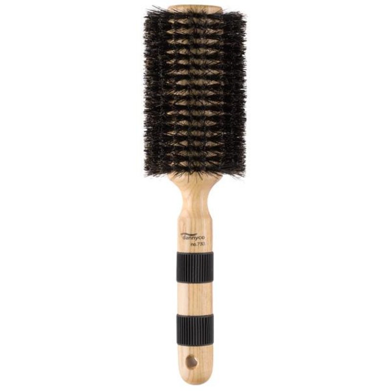 Dannyco — Circular brush with 100% pre-softened natural boar bristles – Extra large