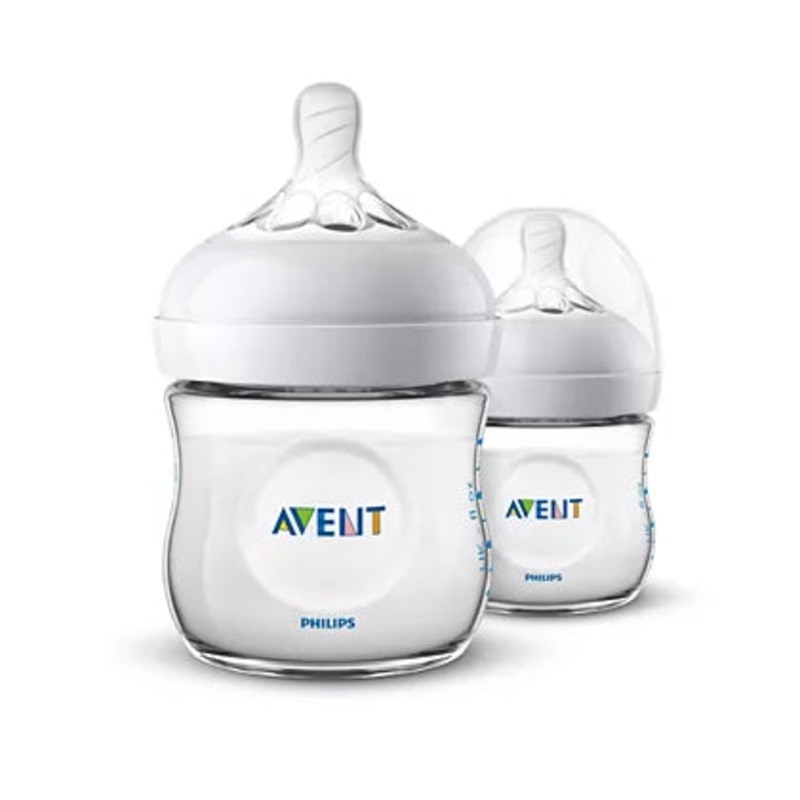 Philips Avent Natural Bottle 2 Pack, 125 ml