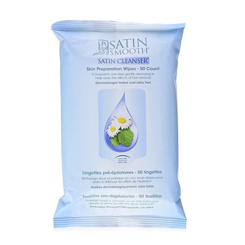 Satin Smooth — Skin Preparation Wipes 50/pack