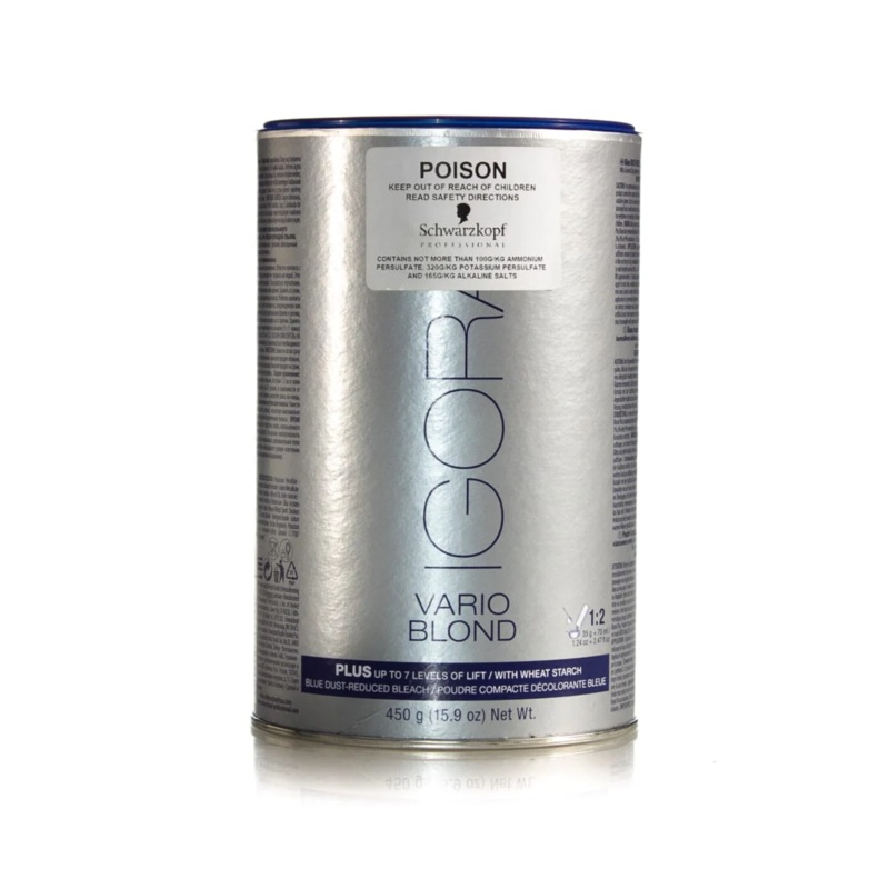 SCHWARZKOPF VARIO BLONDE PLUS BLUE POWDER LIGHTENER 450G